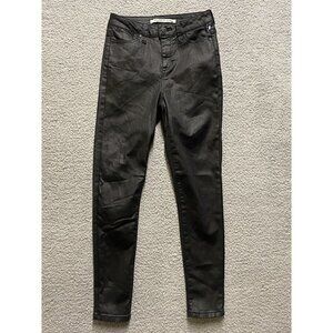 Celebrity Pink Jeans 3/26 High Rise Ankle Skinny Shinny Black Stretch Juniors